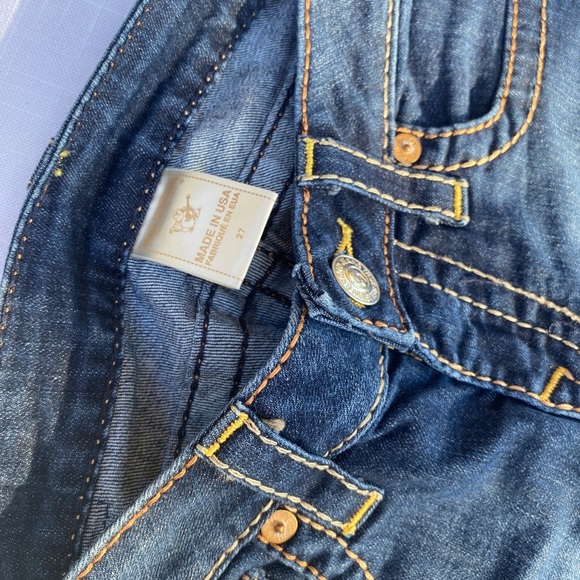 True religion women’s denim jeans size 27 Boot cut - Picture 5 of 7